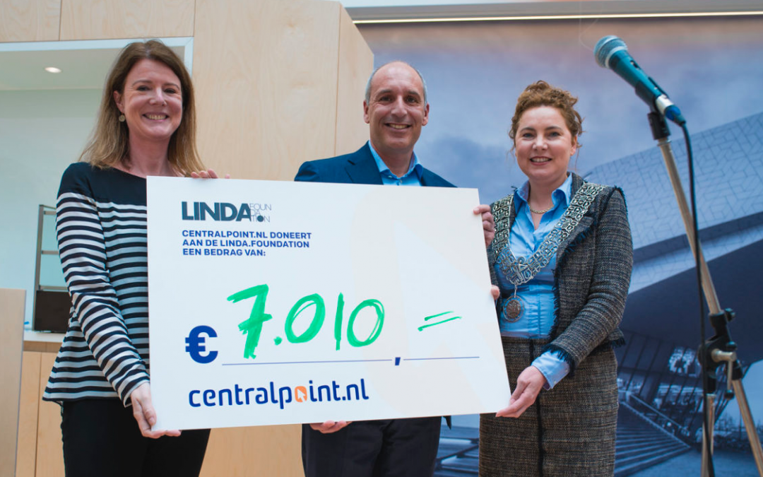 Centralpoint schenkt welkomstcadeau nieuw bedrijfspand aan LINDA.foundation