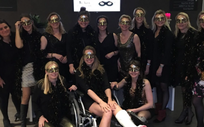 Ladies’ Circle ’t Gooi danst (gemaskerd) voor LINDA.foundation