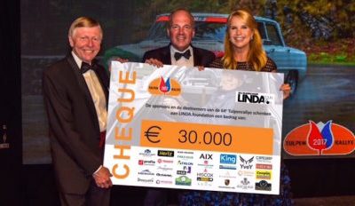 Linda de Mol ontvangt €30.000 voor de LINDA.foundation van Tulpenrallye