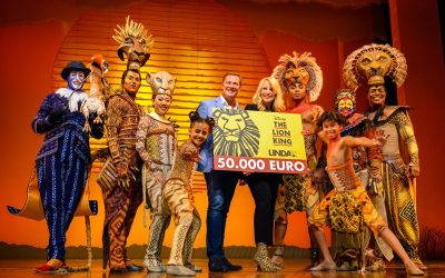 The Lion King viert tweede verjaardag en trakteert LINDA.foundation