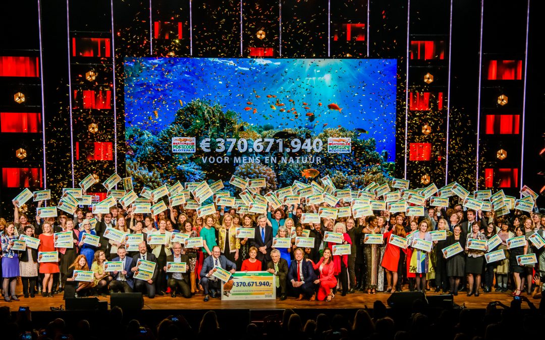 Nationale Postcode Loterij geeft recordbedrag weg tijdens Goed Geld Gala 2019