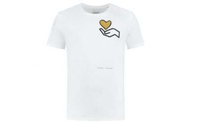 Claes Iversen ontwerpt T-shirt LINDA.foundation (en daar word je hebberig van)