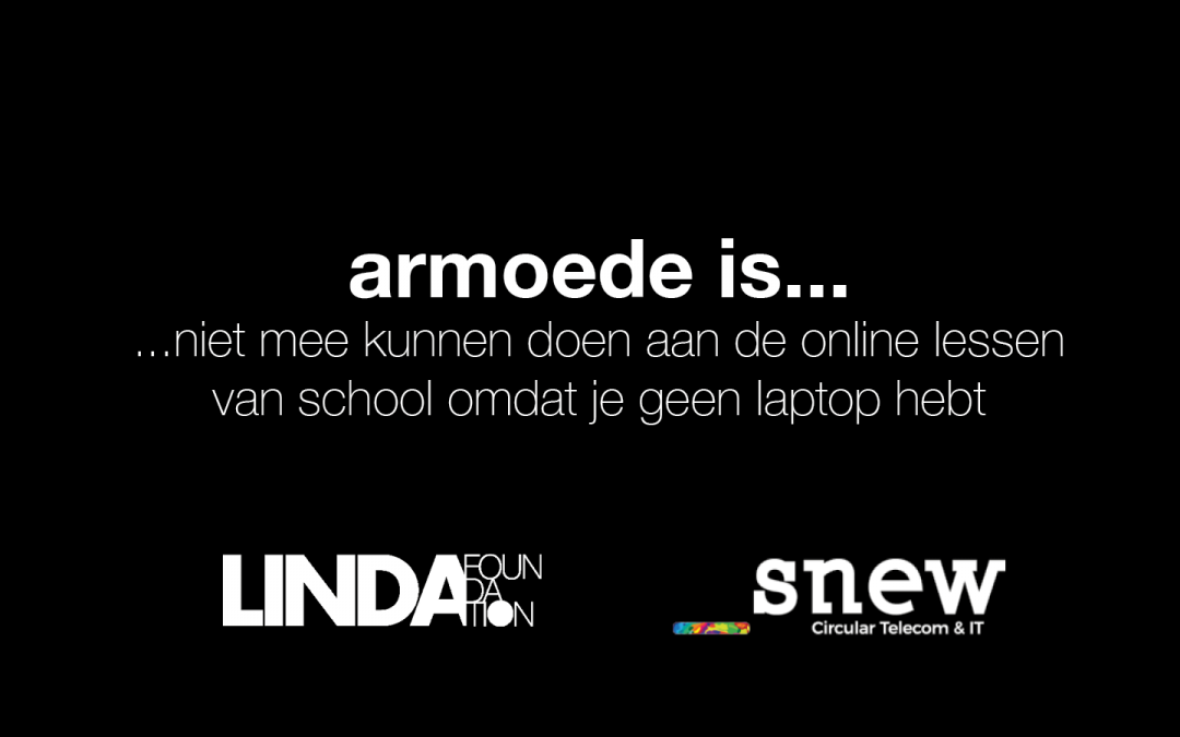 LINDA.foundation & SNEW starten laptop actie