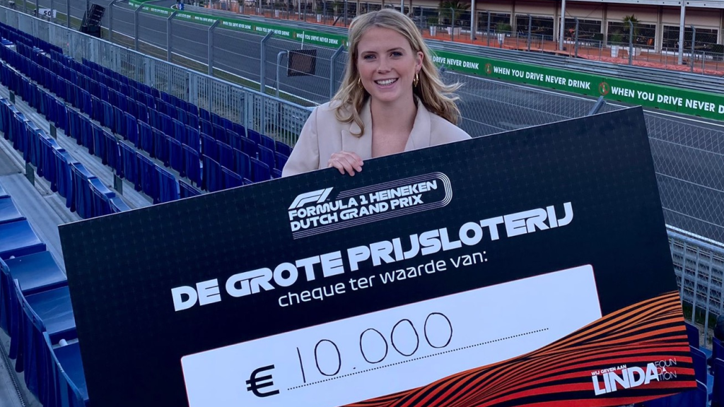 LINDA.FOUNDATION DIT JAAR HET GOEDE DOEL VAN FORMULE 1-GRAND PRIX IN ZANDVOORT